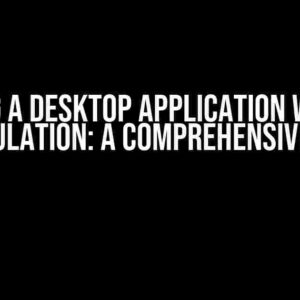 Building a Desktop Application with File Manipulation: A Comprehensive Guide