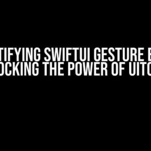 Demystifying SwiftUI Gesture Blocks: Unlocking the Power of UITouch