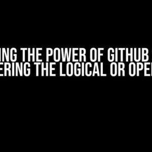 Unlocking the Power of GitHub Search: Mastering the Logical OR Operator