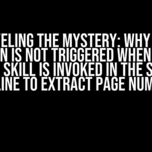 Unraveling the Mystery: Why Azure Function is Not Triggered When Custom Web API Skill is Invoked in the Skillset Pipeline to Extract Page Number?